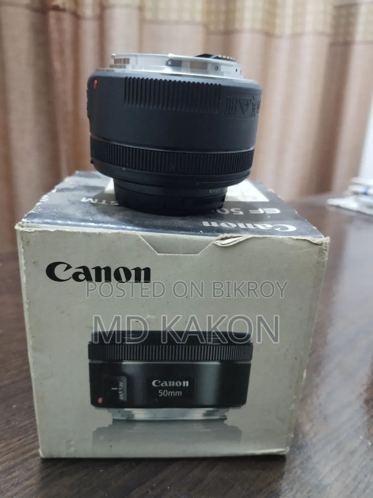 Canon EF 50mm F/1.8 STM Prime Lens বিক্রি করা হবে।