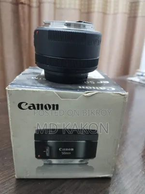 Canon EF 50mm F/1.8 STM Prime Lens বিক্রি করা হবে।