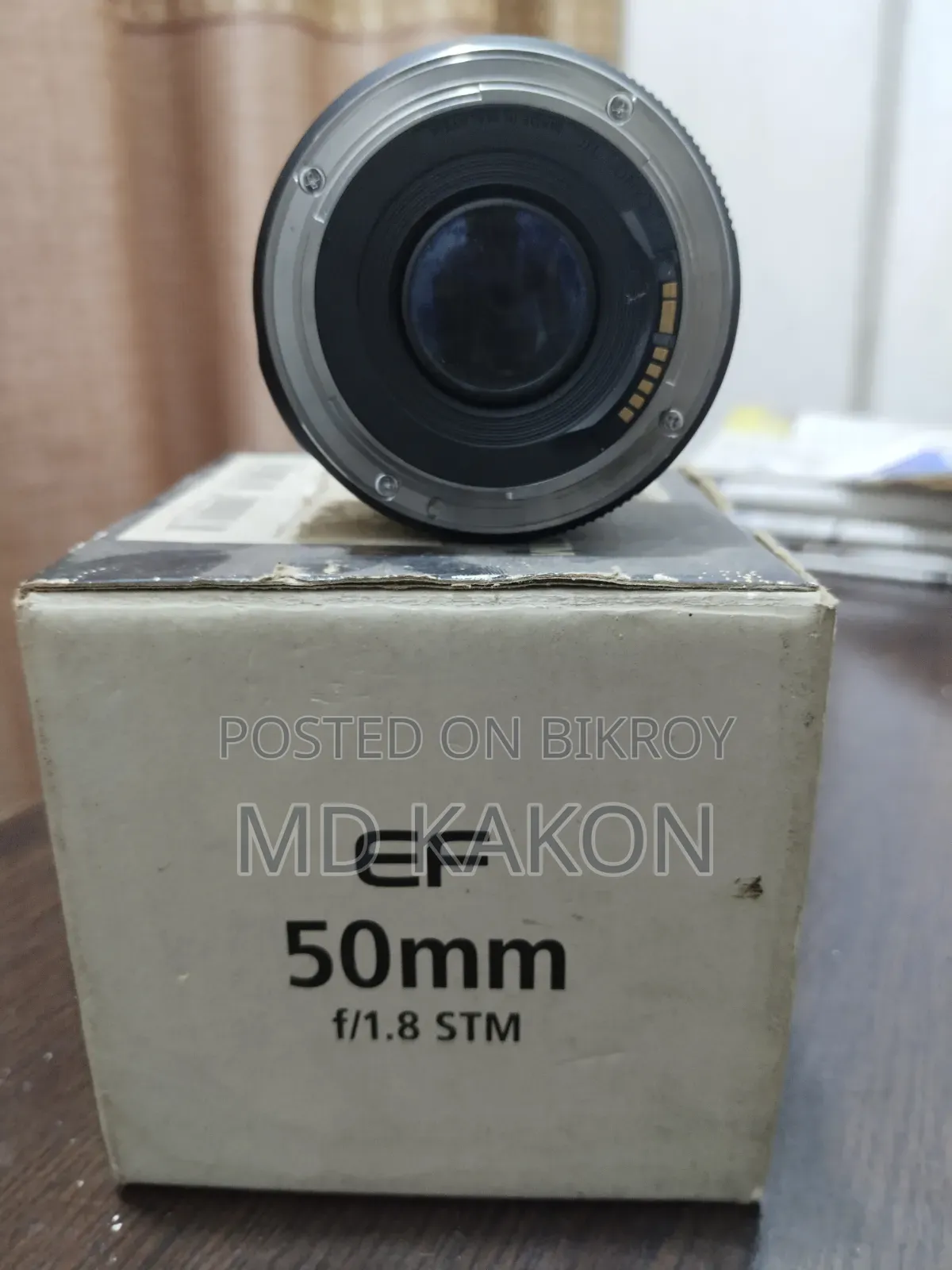 Canon EF 50mm F/1.8 STM Prime Lens বিক্রি করা হবে।