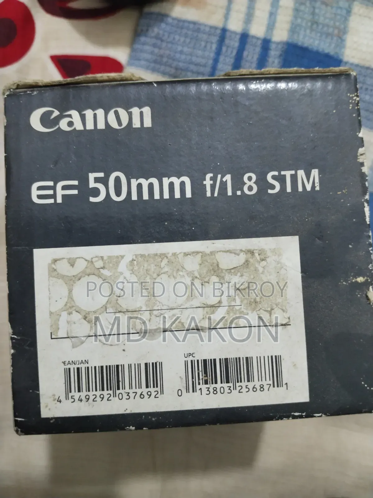 Canon EF 50mm F/1.8 STM Prime Lens বিক্রি করা হবে।