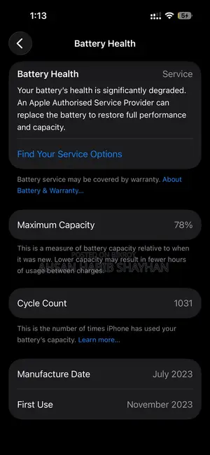 Apple iPhone 15 128 GB Black