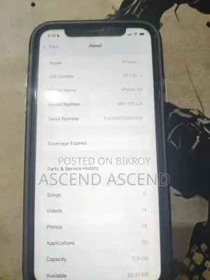 Apple iPhone XR 128 GB Black