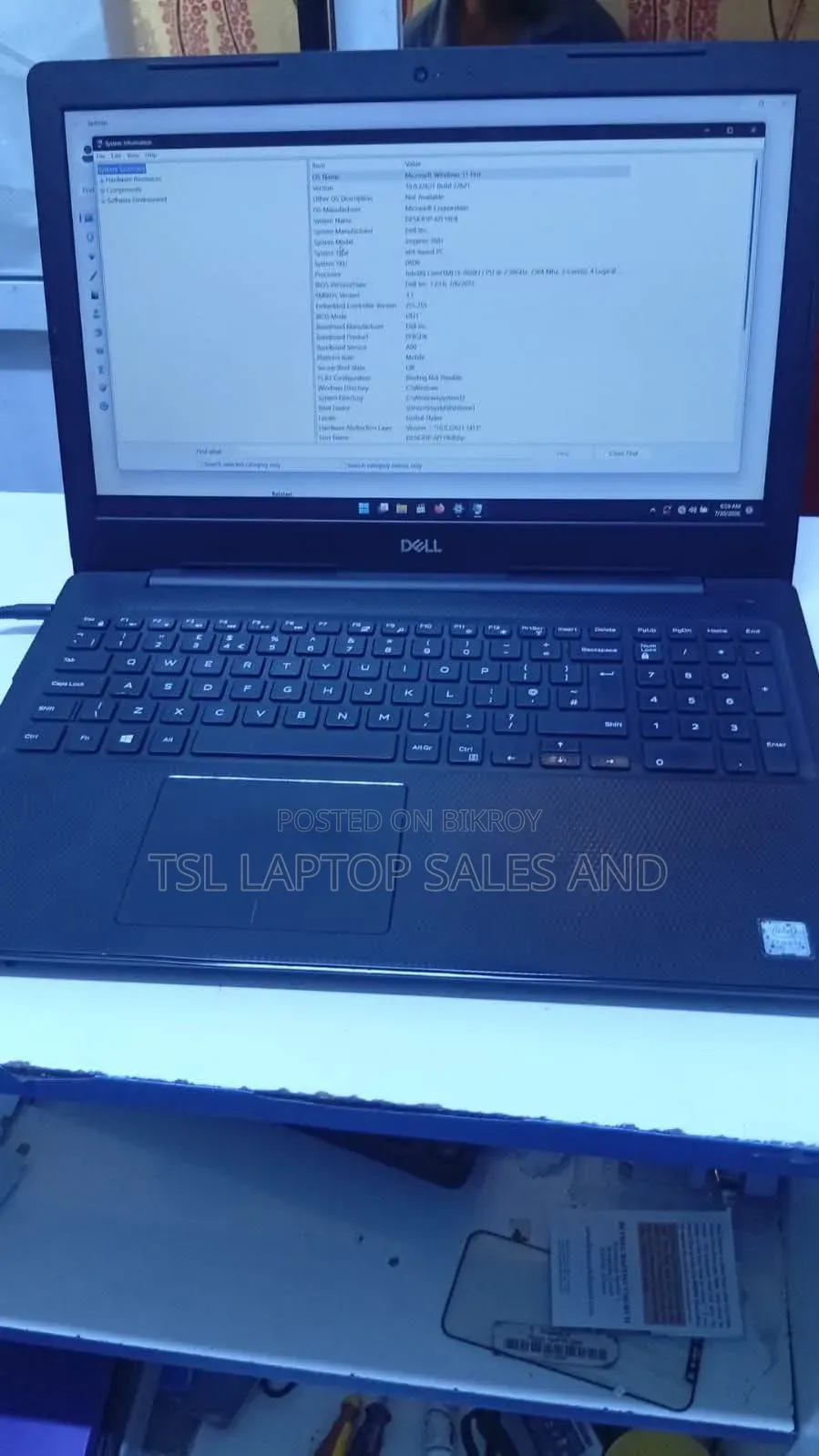 Laptop Dell Inspiron 15 3581 4GB Intel Core i3 HDD+SSD 320GB