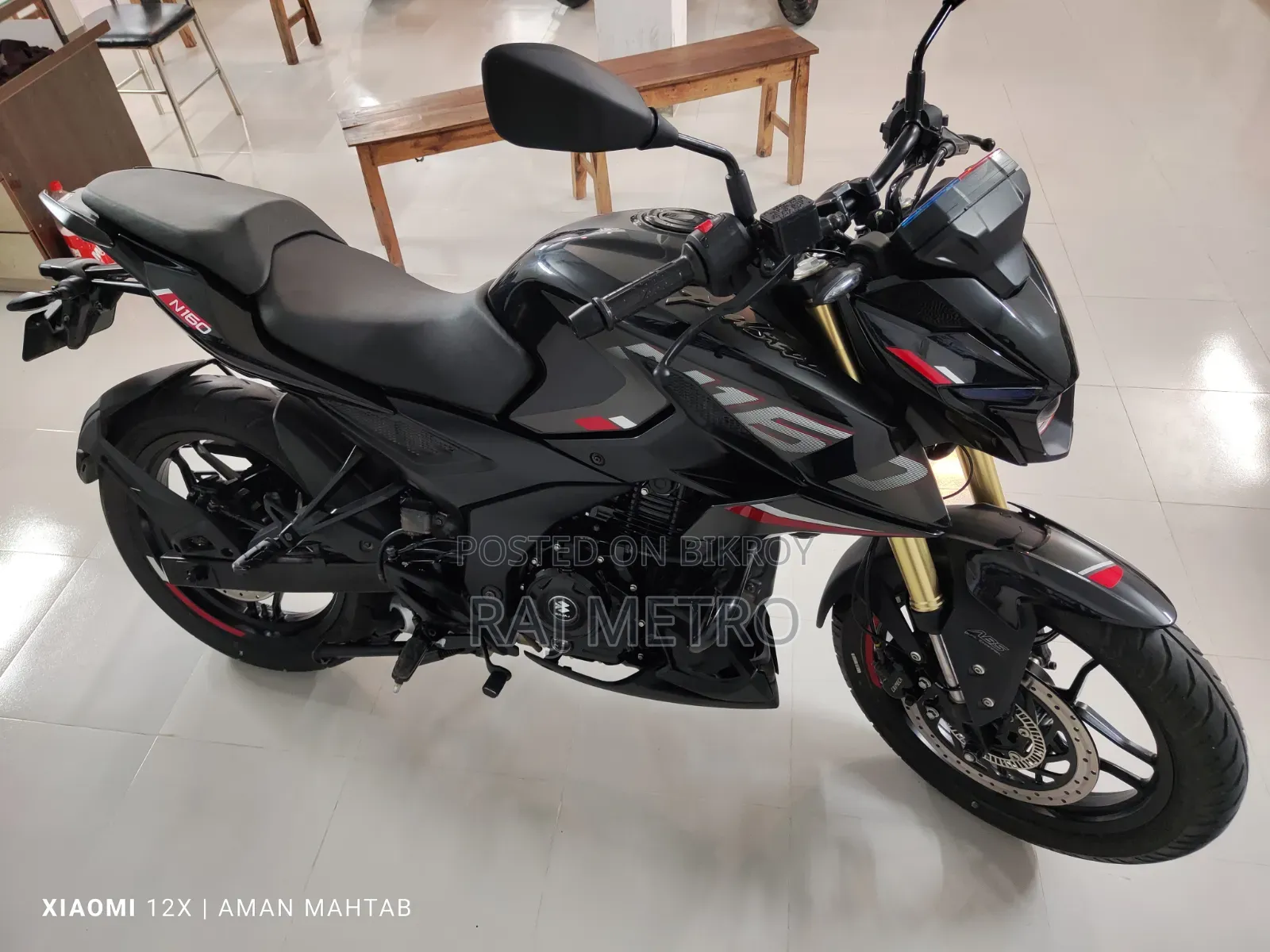 New Bajaj Pulsar N160 2026 Black