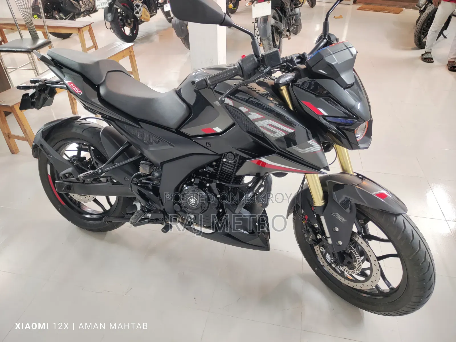 New Bajaj Pulsar N160 2026 Black