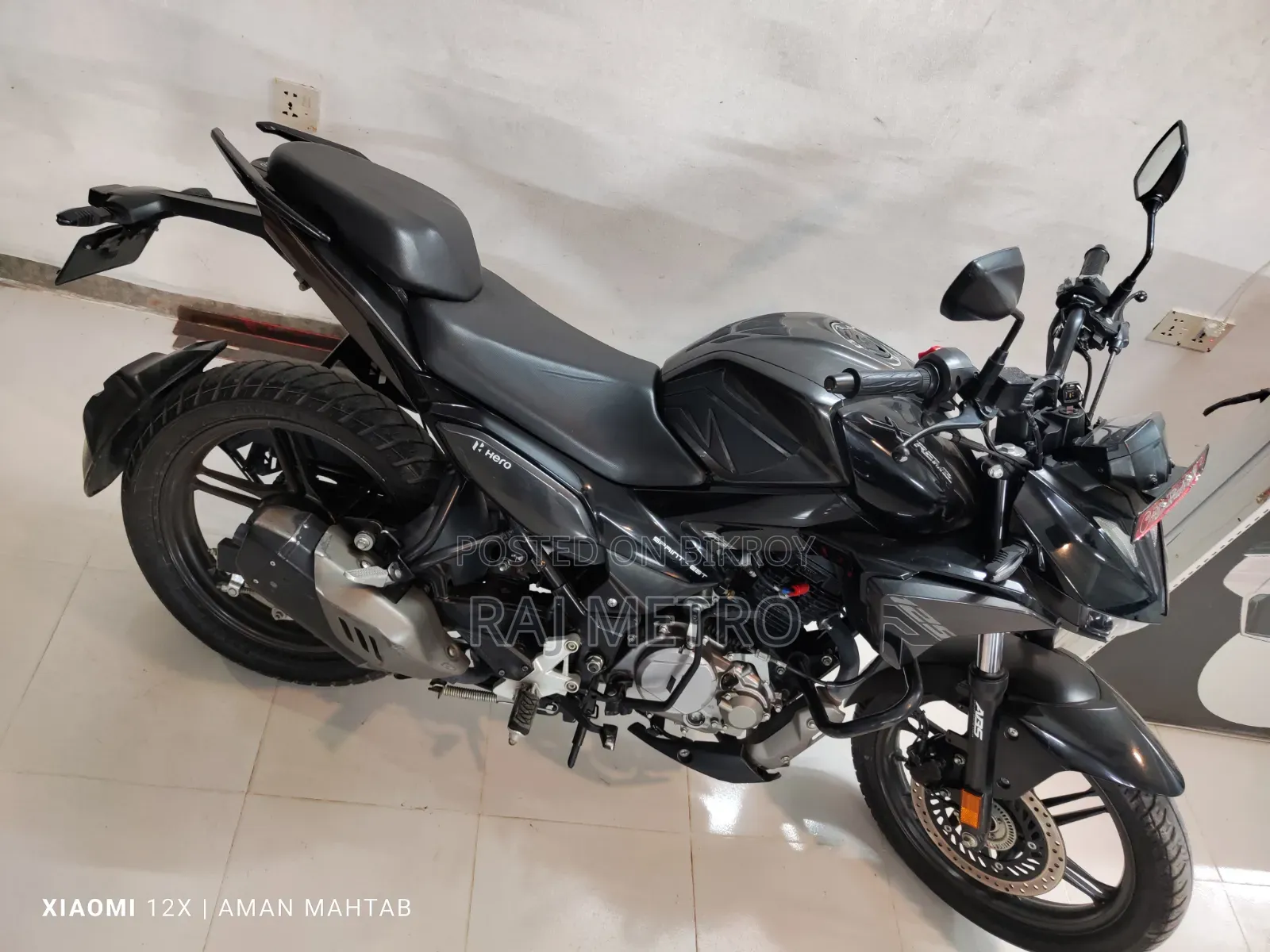 Hero Xtreme 125R 2025 Black