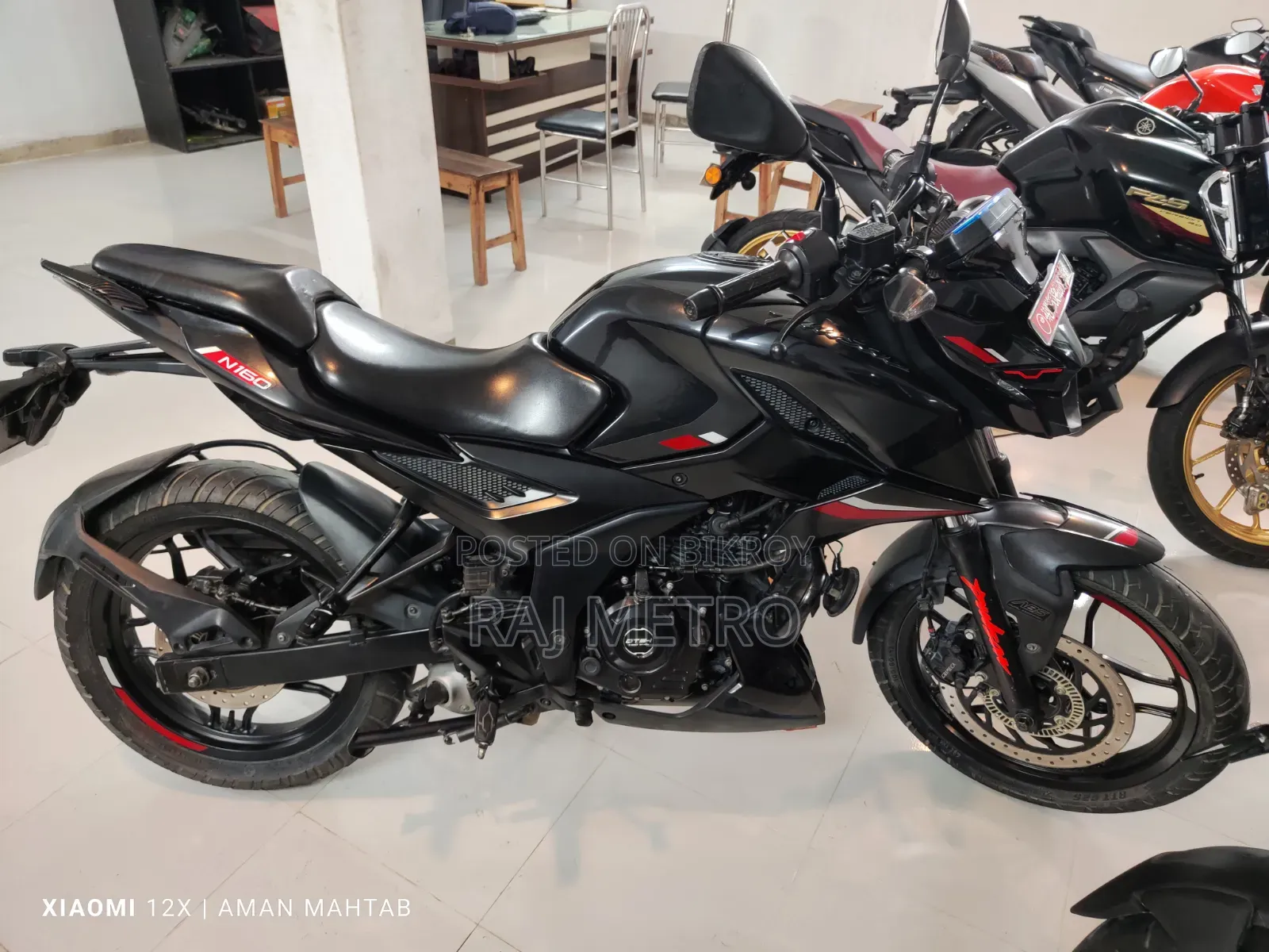 Bajaj Pulsar N160 2023 Black