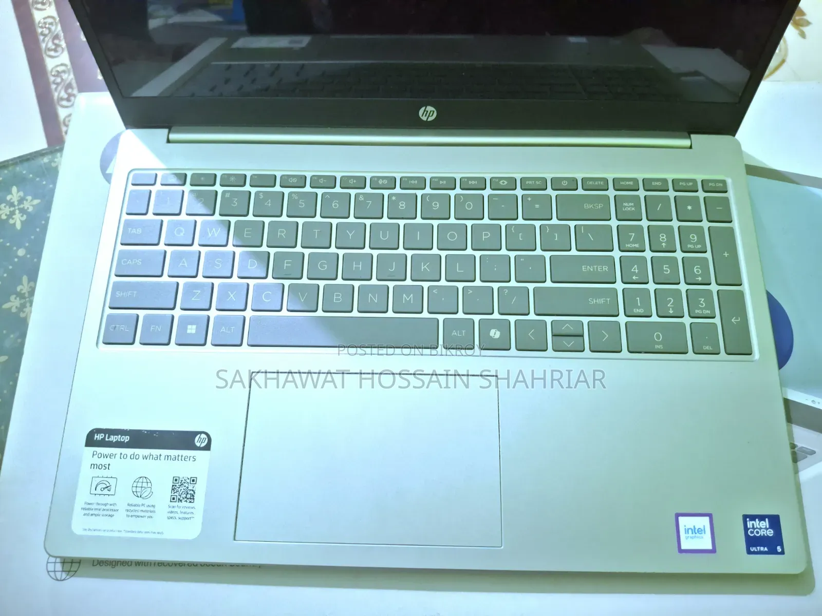 Laptop HP 15 8GB Intel Core Ultra 5 SSD 512GB