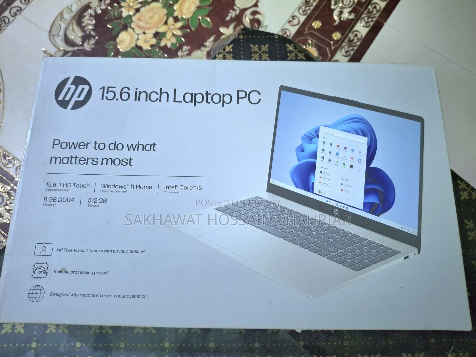 Laptop HP 15 8GB Intel Core Ultra 5 SSD 512GB
