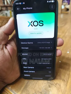 Infinix Note Edge 256 GB Black