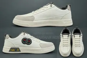 Brown White Shoe