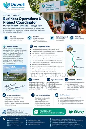 Business Operations Project Coordinator