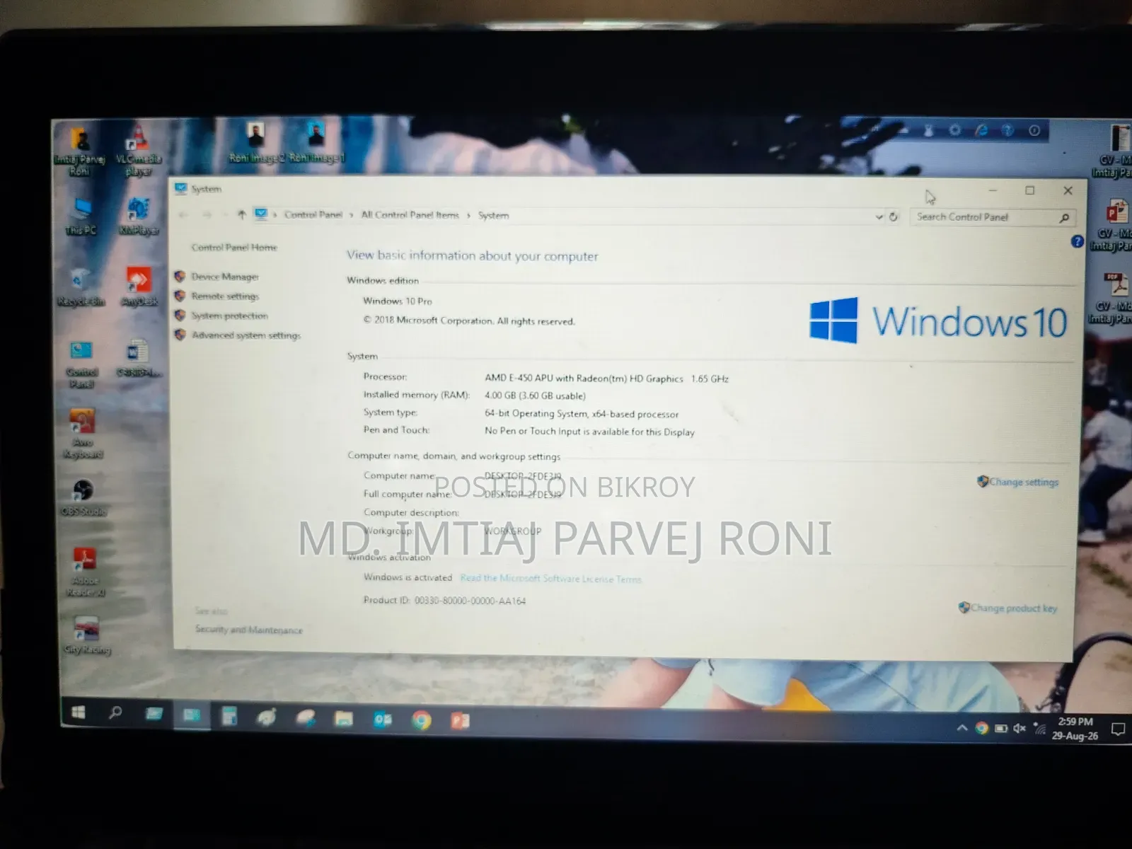 Laptop Asus K43U 4GB AMD HDD 500GB