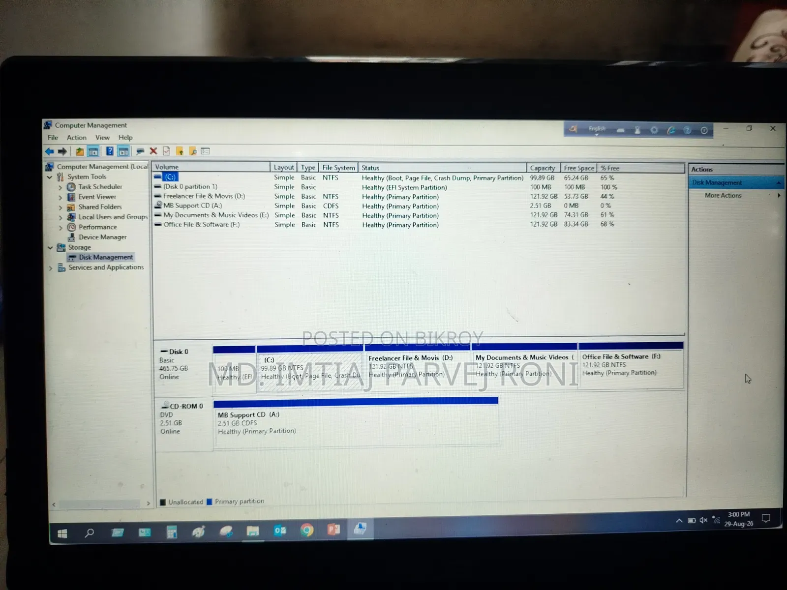 Laptop Asus K43U 4GB AMD HDD 500GB