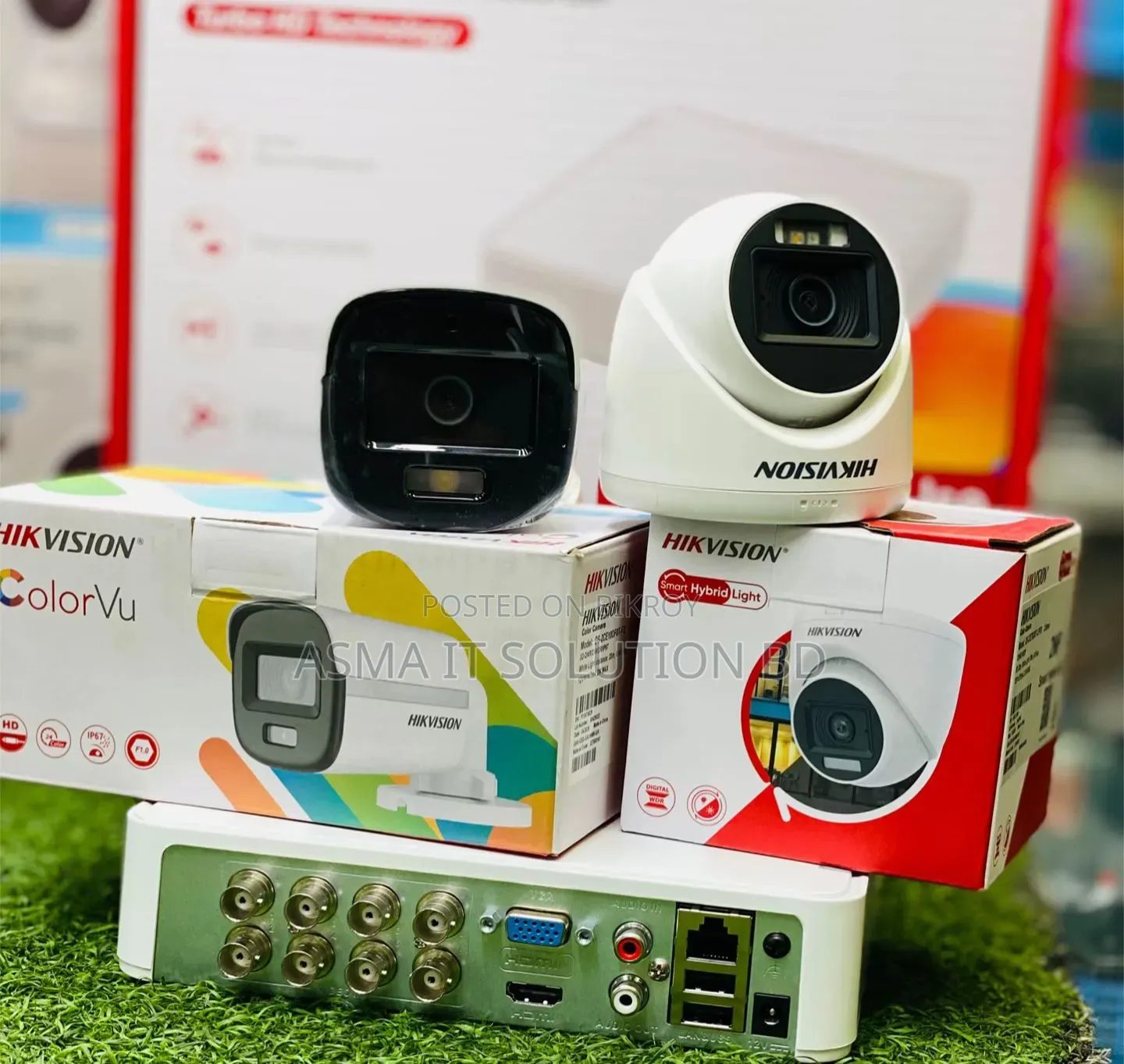 Hikvision 2mp Full Color 2 Camera Package