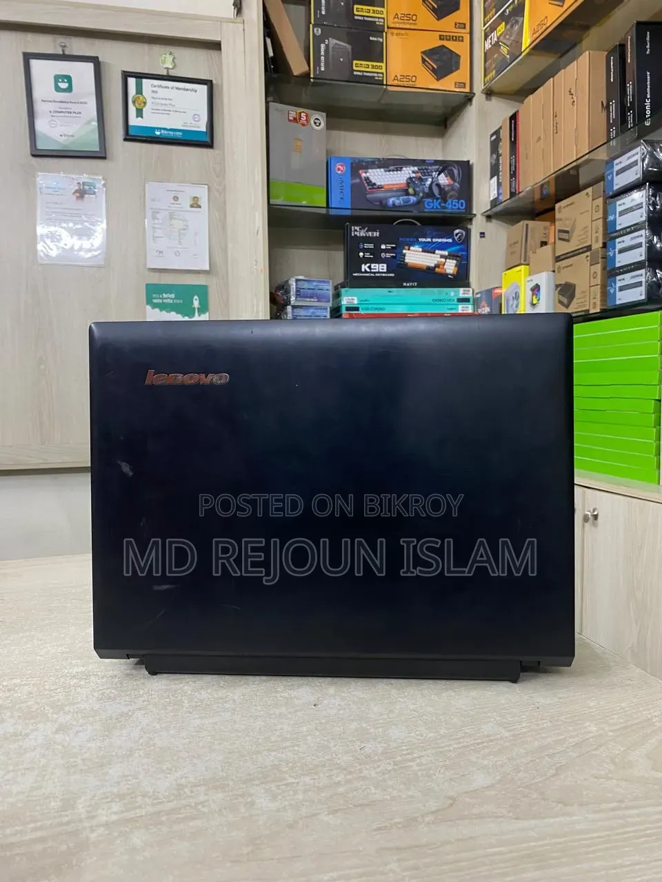 Lenovo Laptop 8GB Intel Core i3 HDD+SSD 256GB