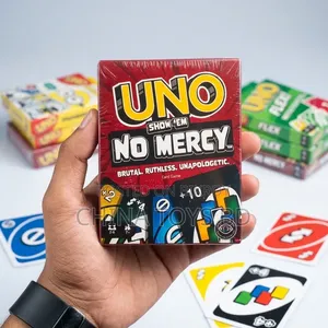 UNO No Mercy Card Game – Fast-Paced Action Family Party Game