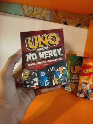 UNO No Mercy Card Game – Fast-Paced Action Family Party Game