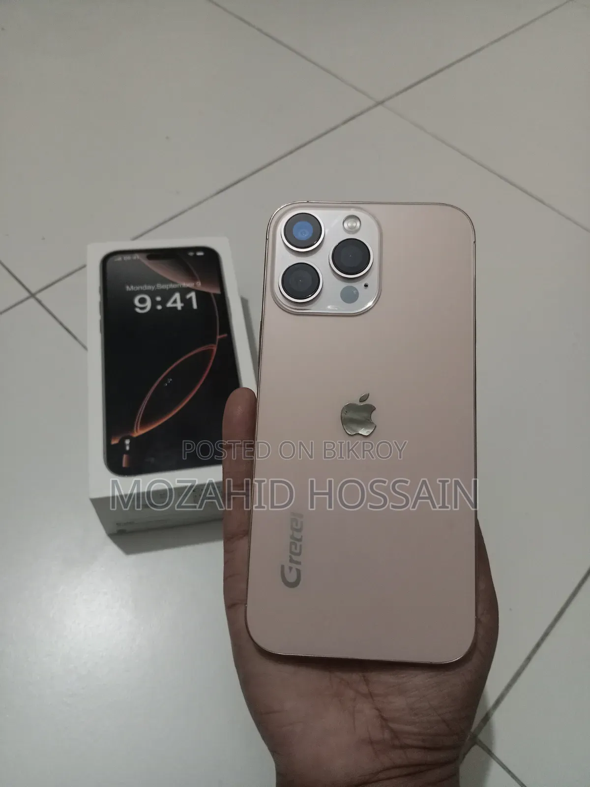 নতুন গ্রেটেল ২৫৬ জিবি গোল্ড
