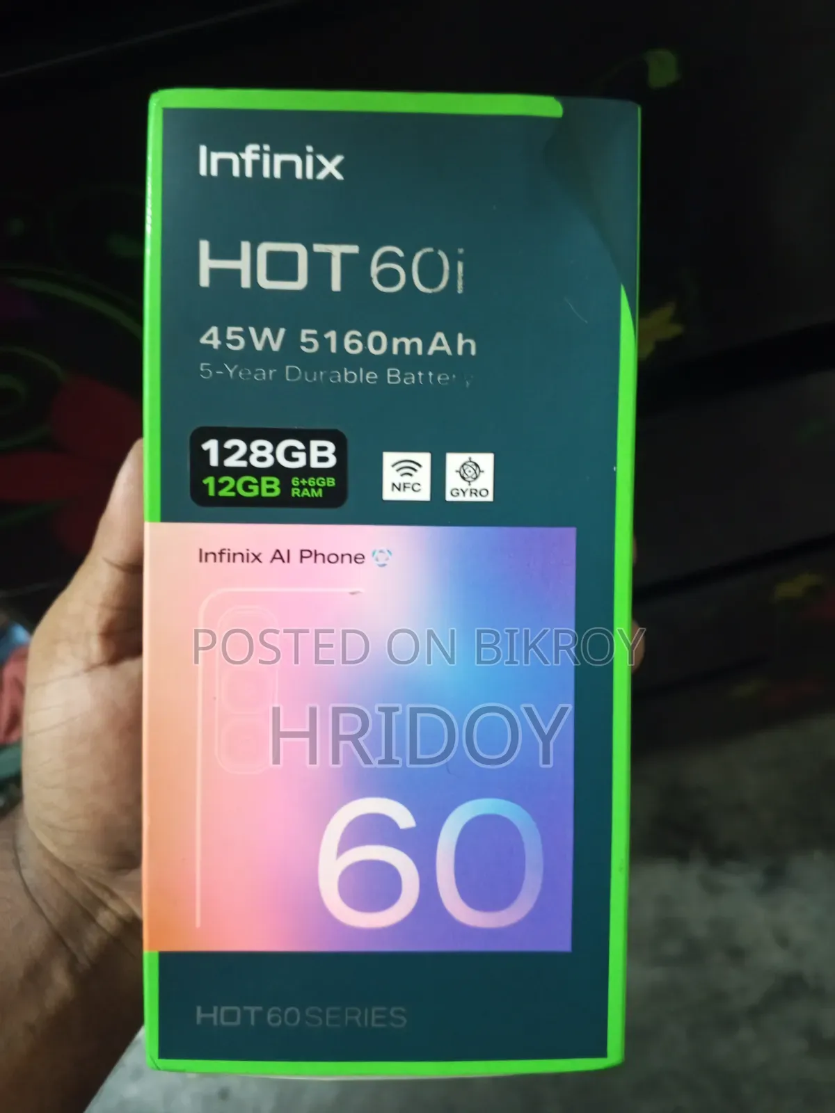 Infinix Hot 60i 128 GB Gray