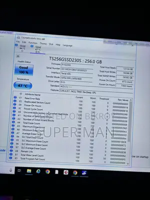 Original Transcend 256GB SSD will be sold.