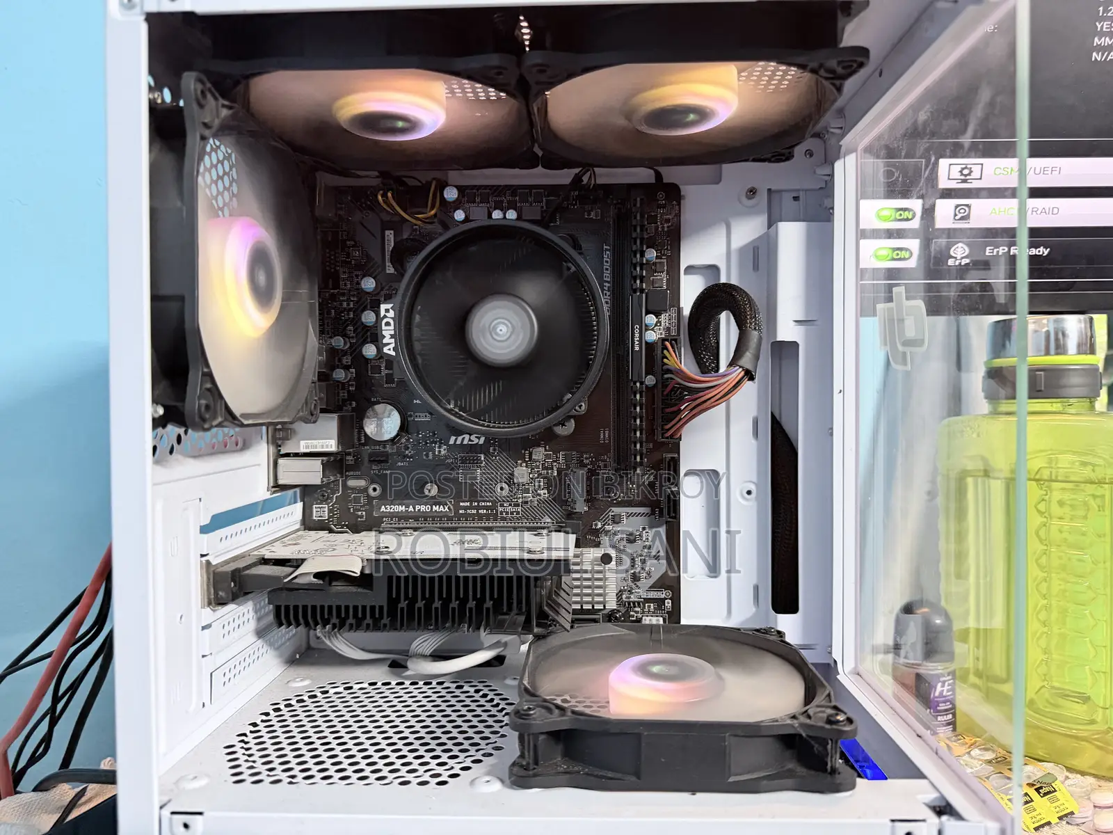 Desktop Computer MSI 8GB AMD Ryzen 5 HDD+SSD 128GB