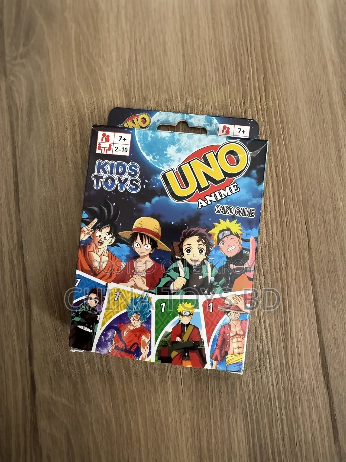 UNO Anime Style Card Game – Color Matching Party Game