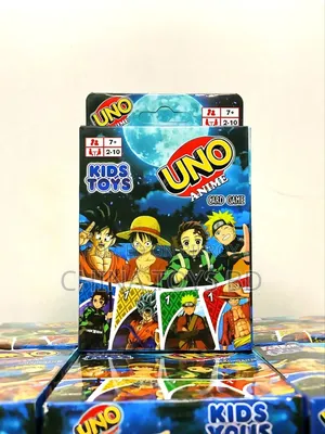 UNO Anime Style Card Game – Color Matching Party Game