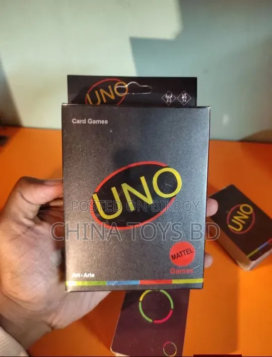 UNO Minimalist Color Matching Card Game – Clean Design Party Game