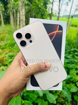 নতুন অ্যাপল আইফোন ১৬ প্রো ম্যাক্স ২৫৬ জিবি রোজ গোল্ড