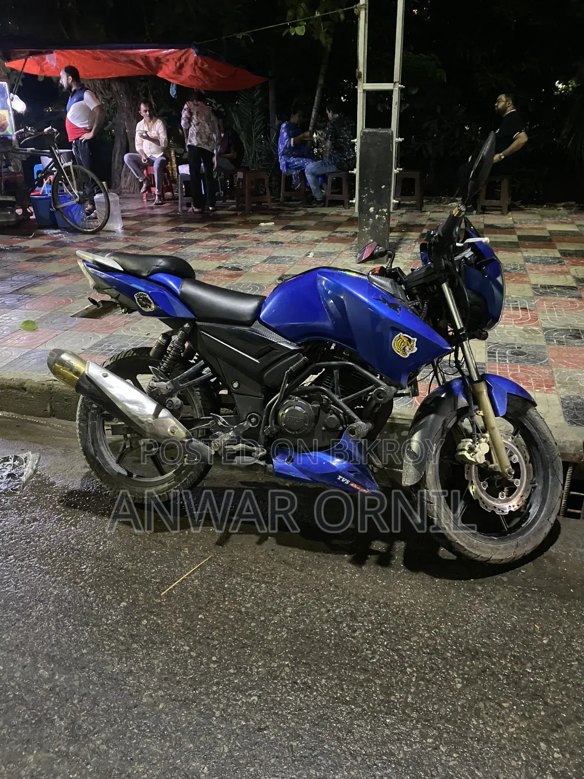 TVS Apache RTR 160 2V 2017 Blue