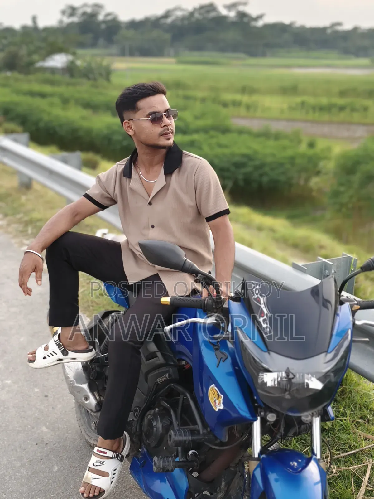 TVS Apache RTR 160 2V 2017 Blue