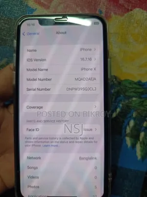 Apple iPhone X 64 GB White