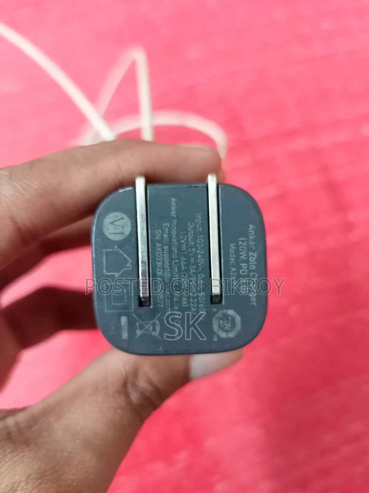 iPhone Anker Charger 20w