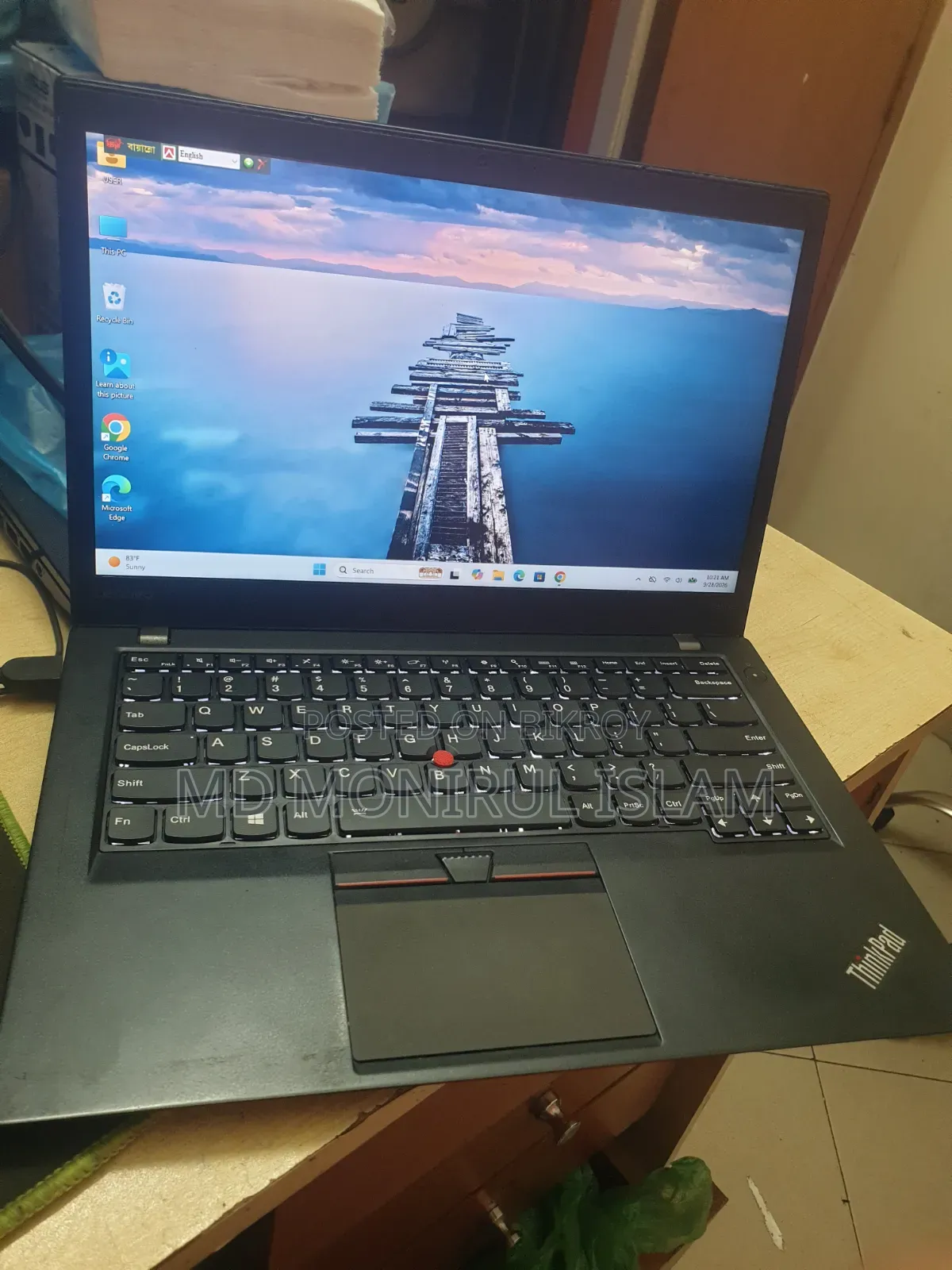 Laptop Lenovo ThinkPad T460s 4GB Intel Core i5 SSD 256GB