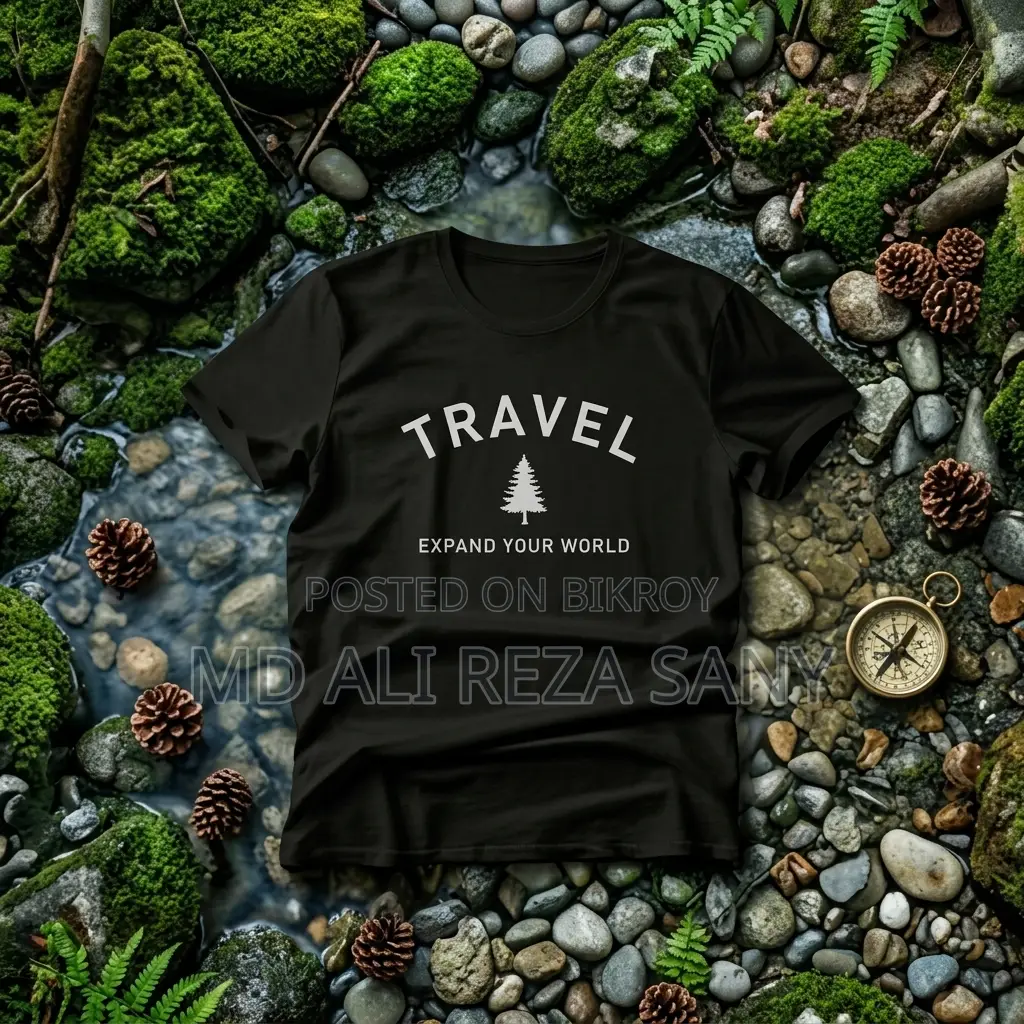 Cotton Printed Basic T-Shirt