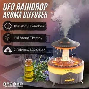 UFO Rain Drop Remote Control Aroma Diffuser