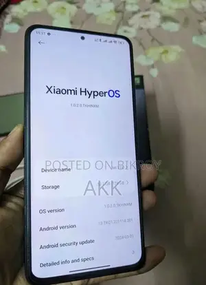 শাওমি মি ১১এক্স ১২৮ জিবি ব্ল্যাক