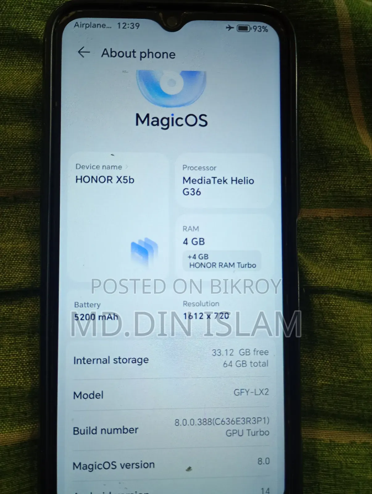 Honor 64 GB Black