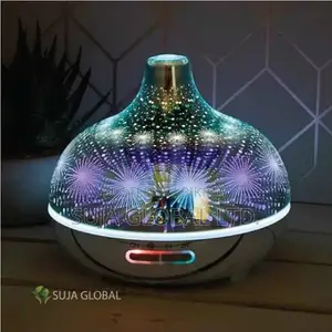 3D Ultrasonic Aroma Diffuser 7 LED Color Options