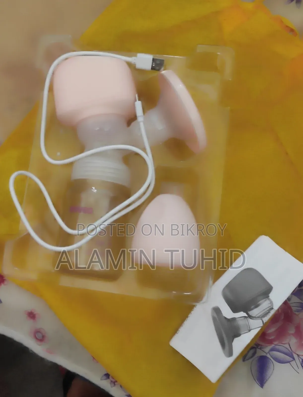 Rovco Electric Single Breast Pump Portable Hands-Smart LCD Display