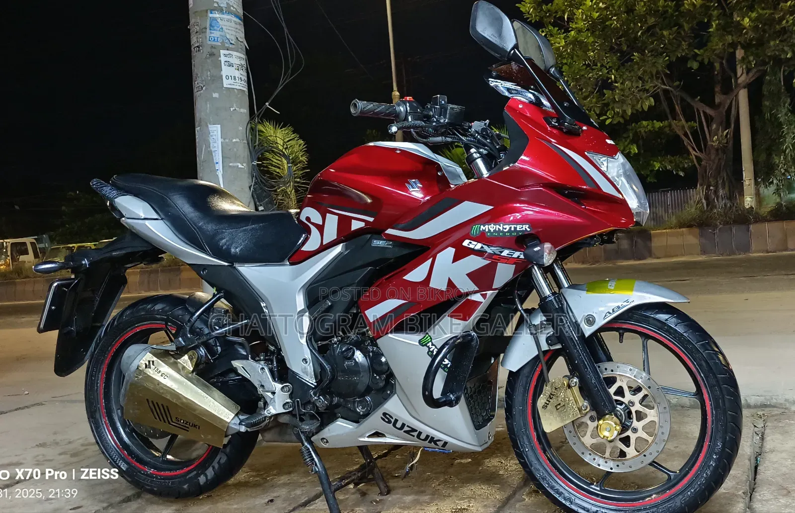 Suzuki Gixxer SF 2020 Red
