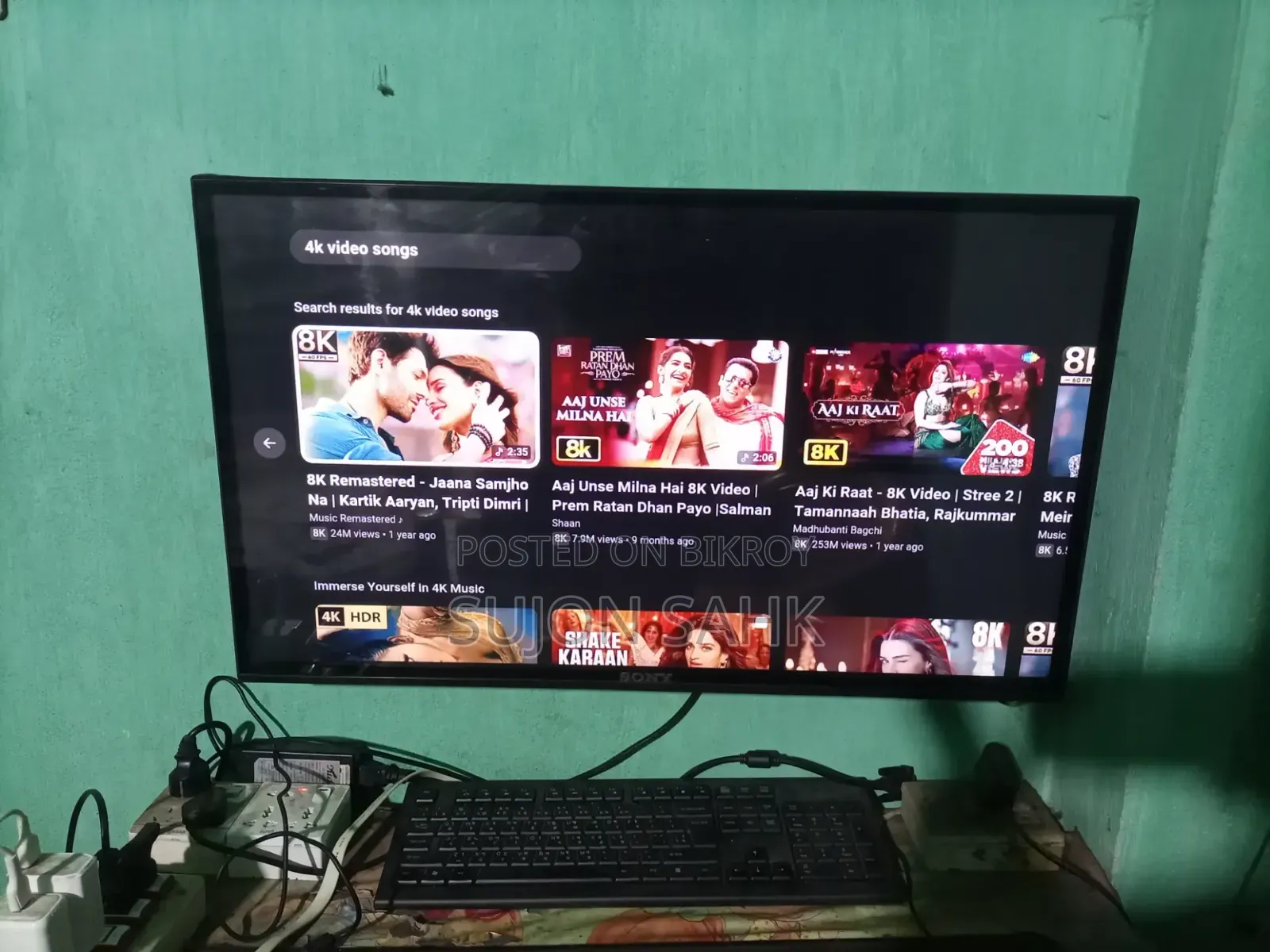 32 Inch Smart TV Double Glass