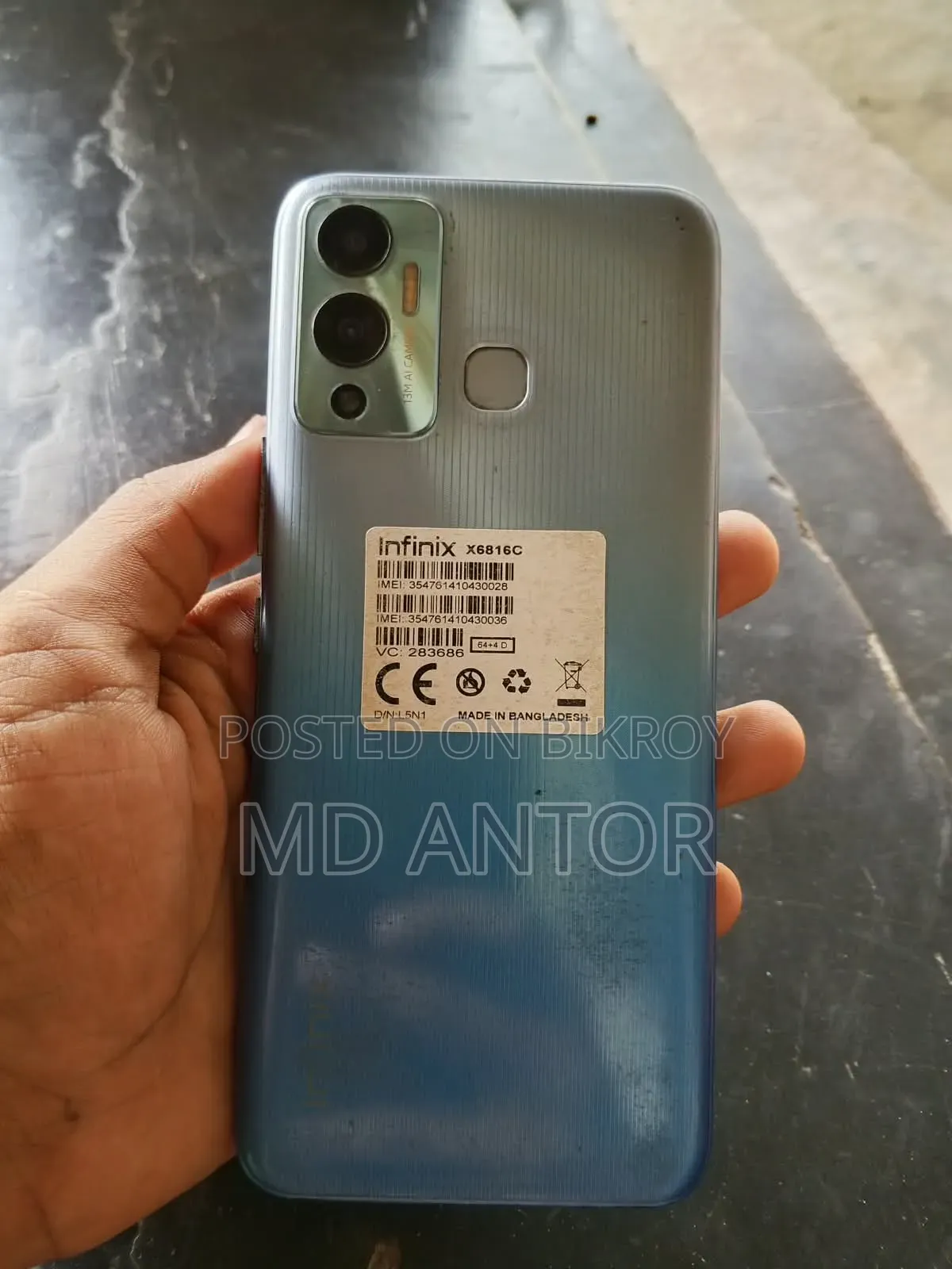 Infinix Hot 12 play 64 GB Blue