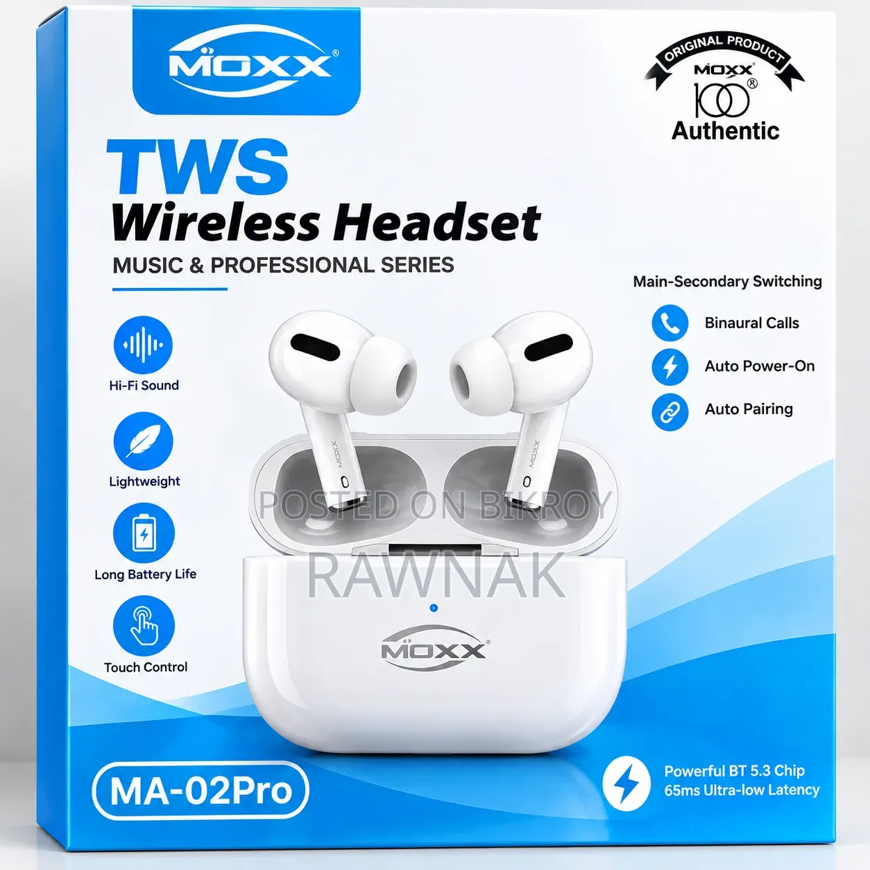 MOXX MA-02 Pro Wireless TWS Earbuds