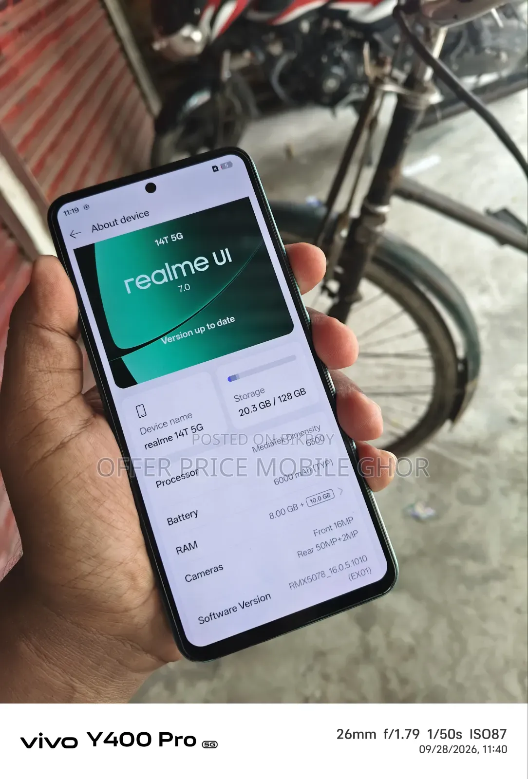 Realme 14 128 GB Green