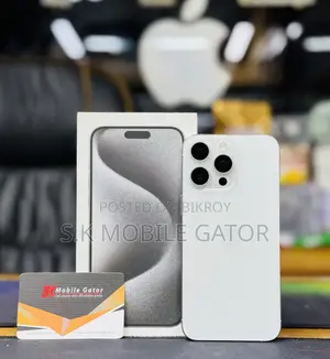 অ্যাপল আইফোন ১৫ প্রো ম্যাক্স ২৫৬ জিবি হোয়াইট