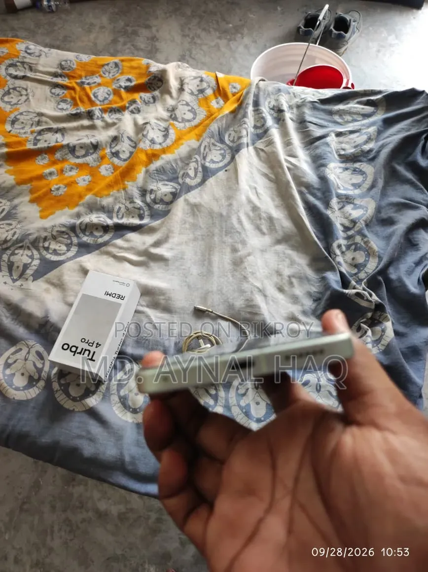 শাওমি রেডমি টার্বো ৪ প্রো ২৫৬ জিবি গ্রাফাইট