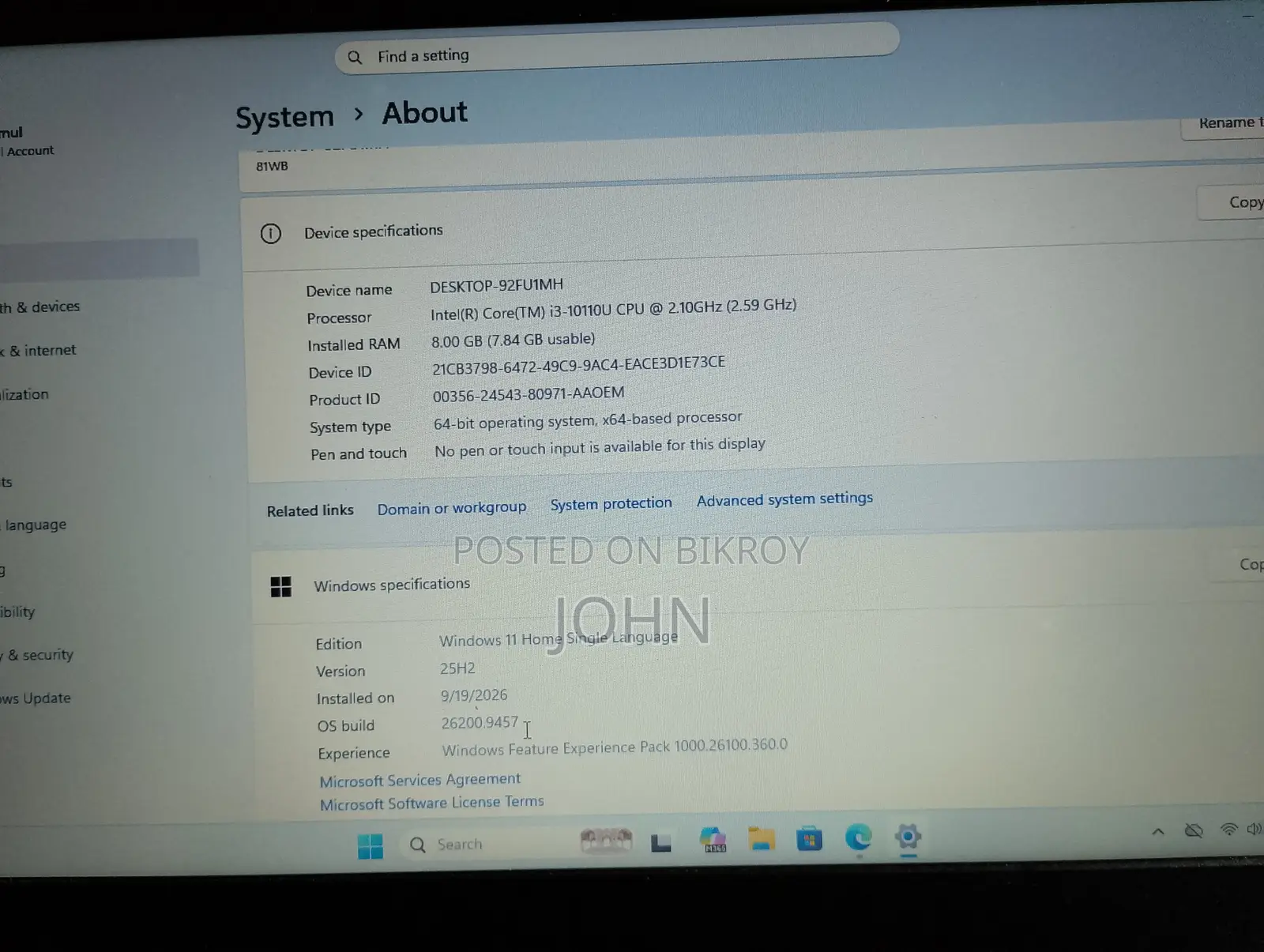 Laptop Lenovo Ideapad 3 8GB Intel Core i3 SSD 1T
