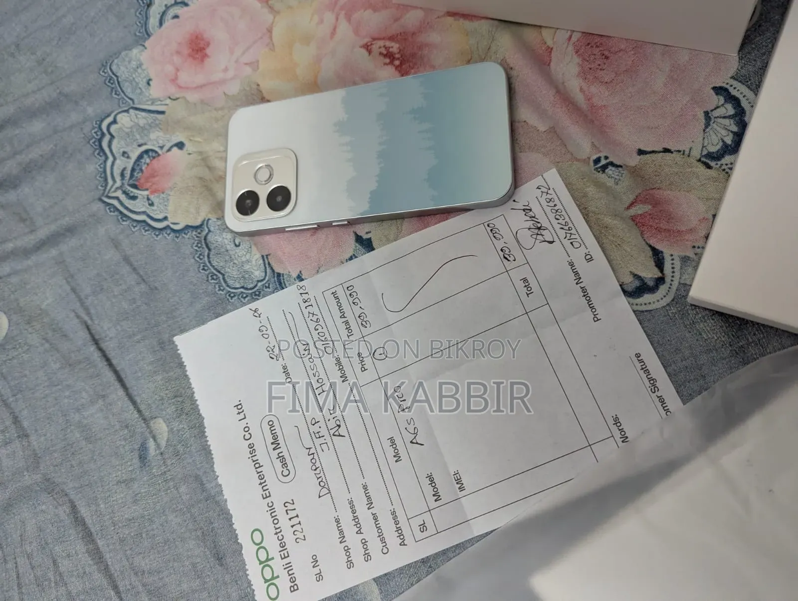 New Oppo A6s Pro 256 GB Blue